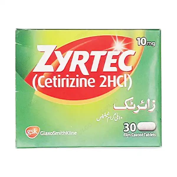 Zyrtec 10mg tablet 1x15's