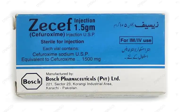 Zecef Im/Iv Injection 1.5g (1 Box = 1 Injection)